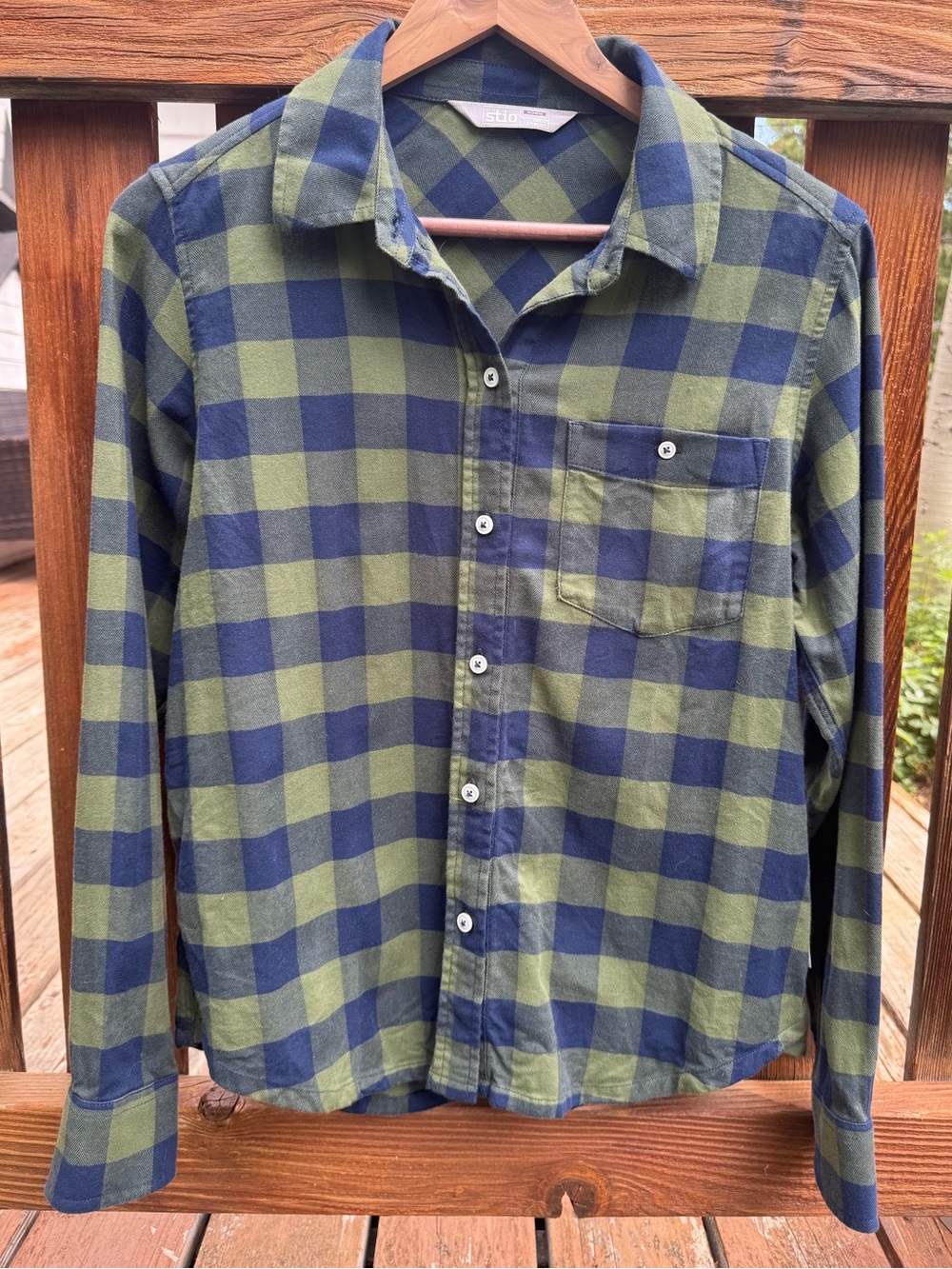 Stio Women’s Miter Flannel, Organic Cotton, Size Medium